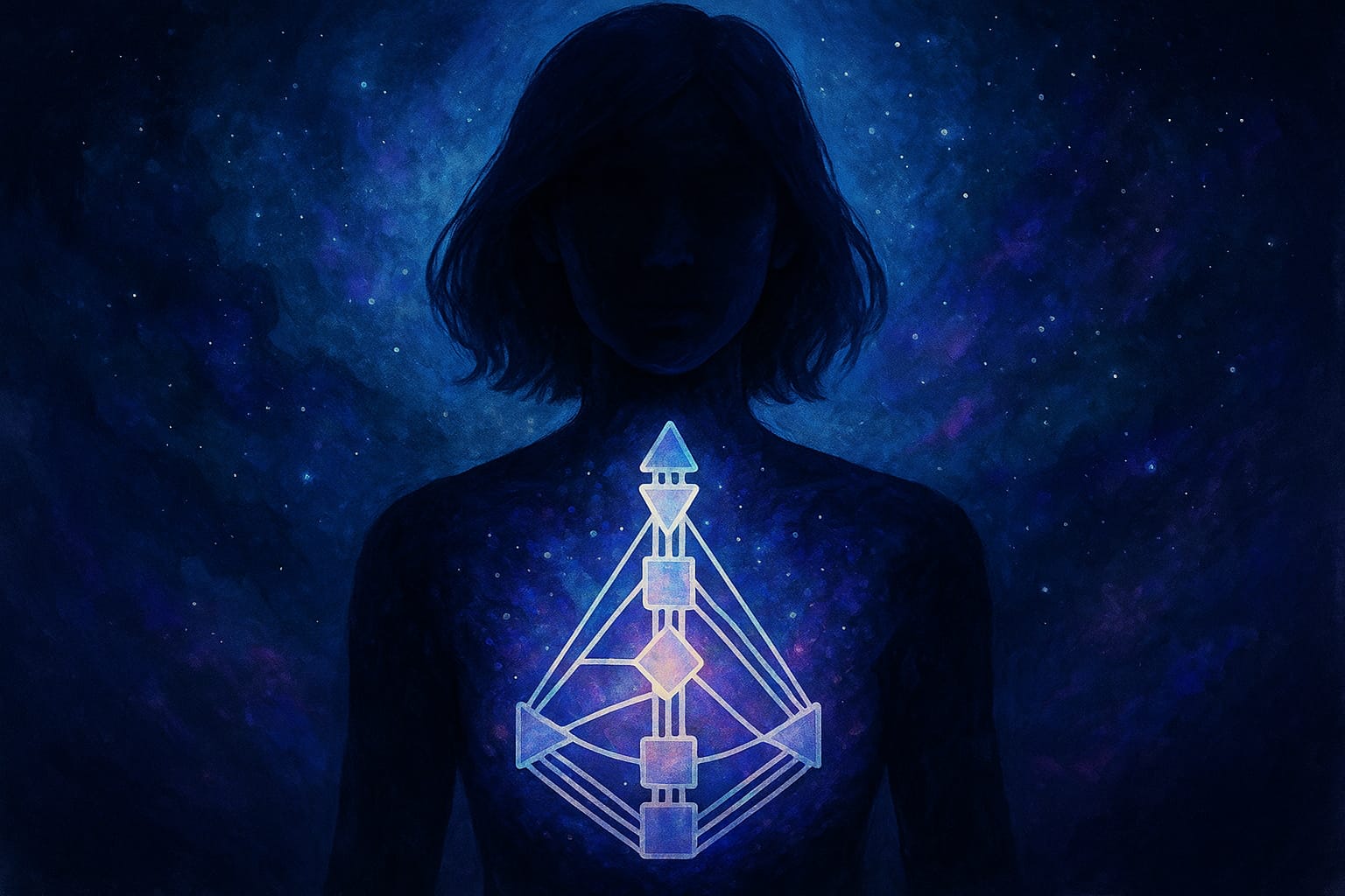 Featured cosmic artwork for Brand Alchemi by Renata Clarke, illustrating Human Design branding, leadership frequency, and energetic marketing.